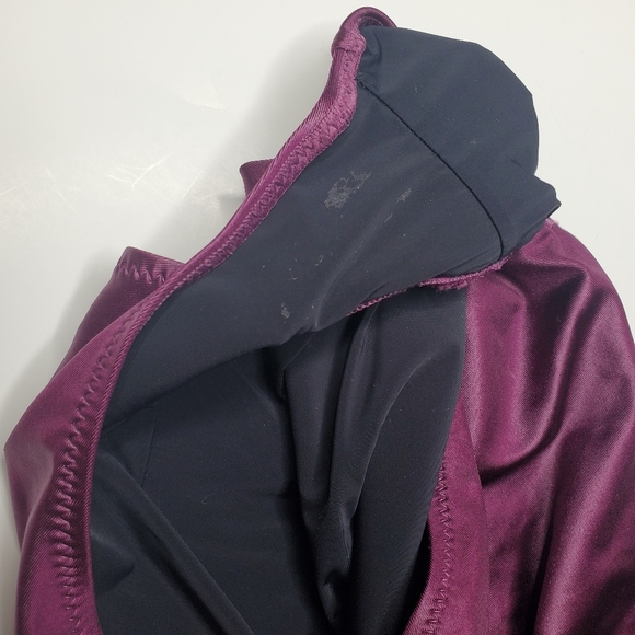 Solid & Striped || Olympia Metallic Eggplant One Piece Bathing Suit Small - Picture 13 of 13